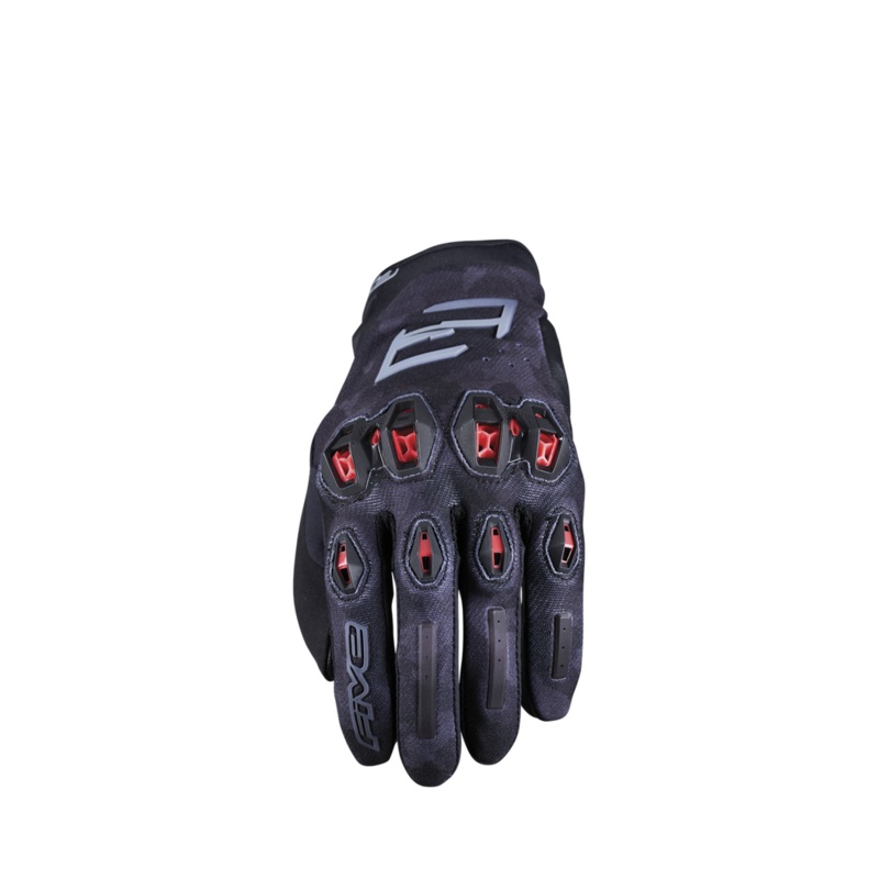Five Stunt Evo 2 Gloves – Camo Black/Red S