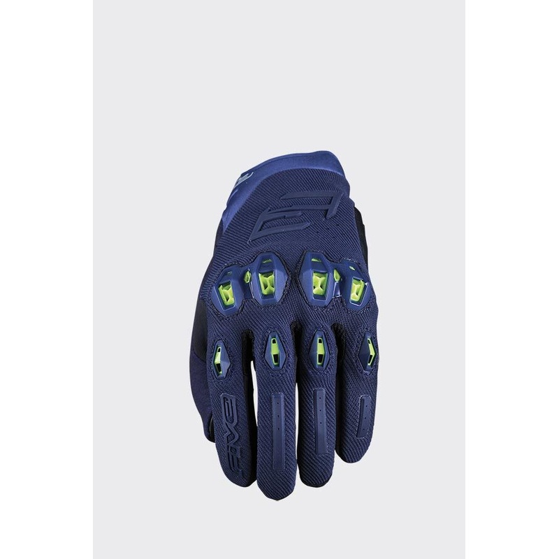Five Stunt Evo 2 Gloves – Night Blue/Yellow S