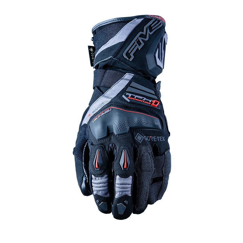 Five TFX-1 Gore-Tax Motorcycle Gloves – Black/Grey S