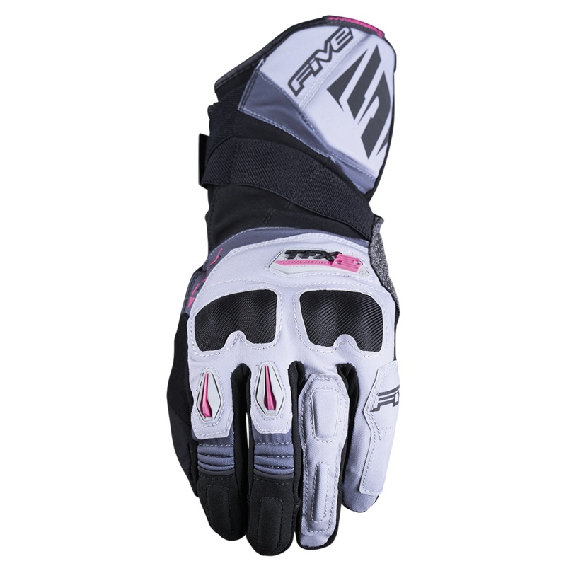 Five TFX-2 Waterproof Gloves – Grey/Grey/Pink S