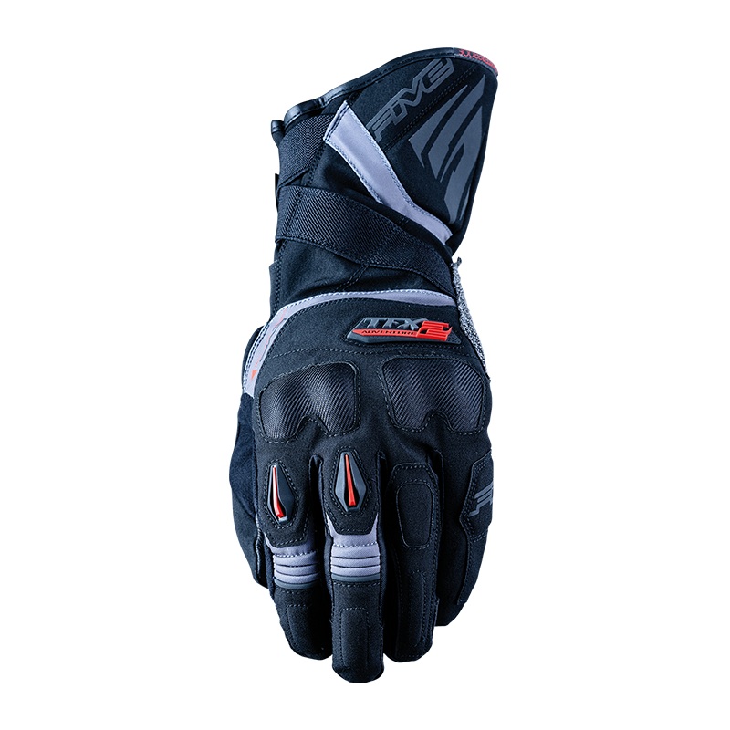 Five TFX-2 Waterproof Motorcycle Gloves – Black/Grey S