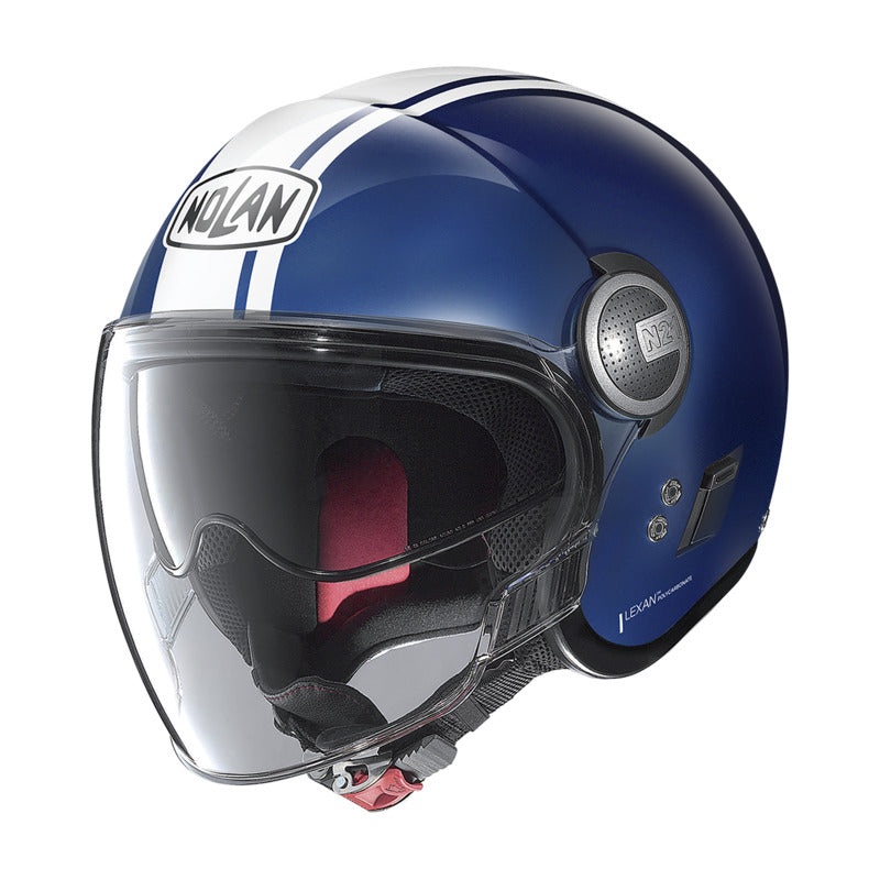 Nolan N21 Visor For Open Face Dolce Vita Helmet – Blue White XS