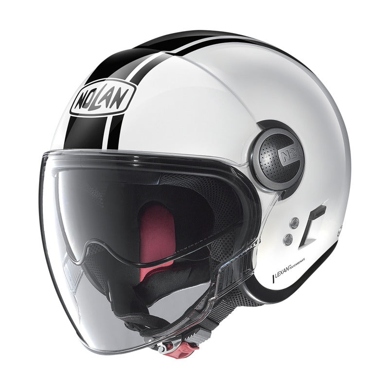 Nolan N21 Visor For Open Face Dolce Vita Helmet – White-Black XS
