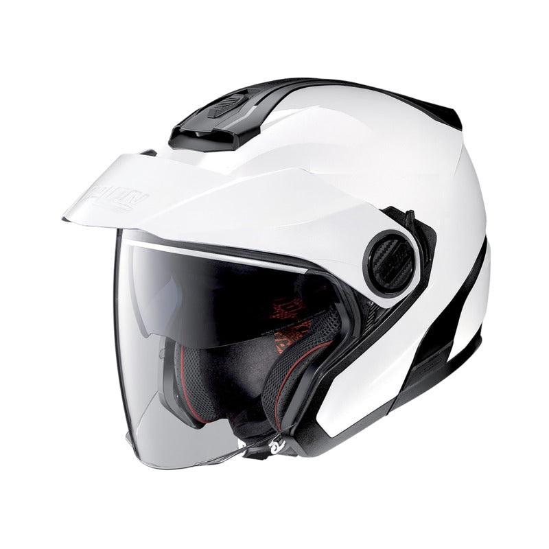 Nolan N40-5 Open Face + Peak Classic Helmet – White XS