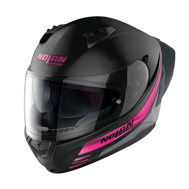 Nolan N60-6 Sport Full Face Outset Helmet – Flat Black/Pink XS