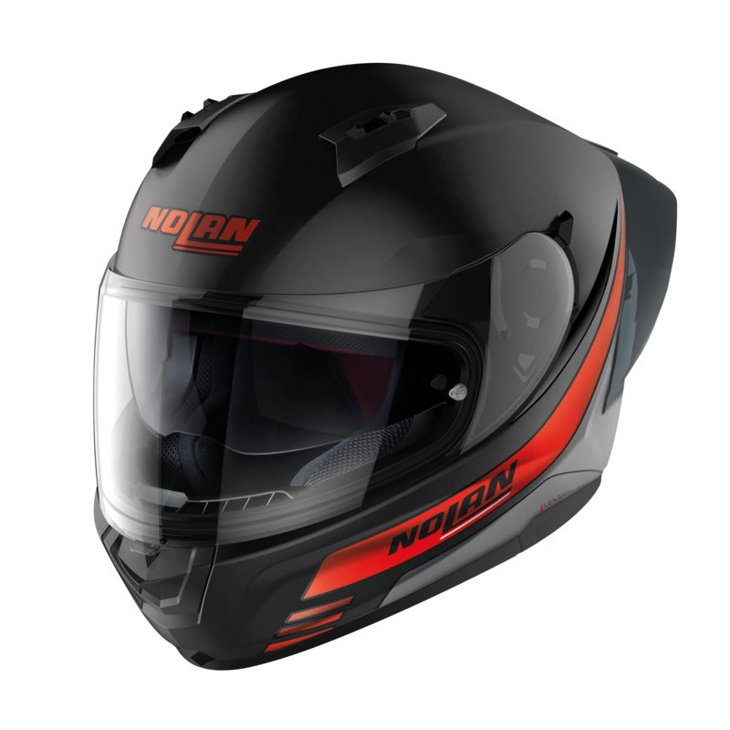 Nolan N60-6 Sport Full Face Outset Helmet – Flat Black/Red XS