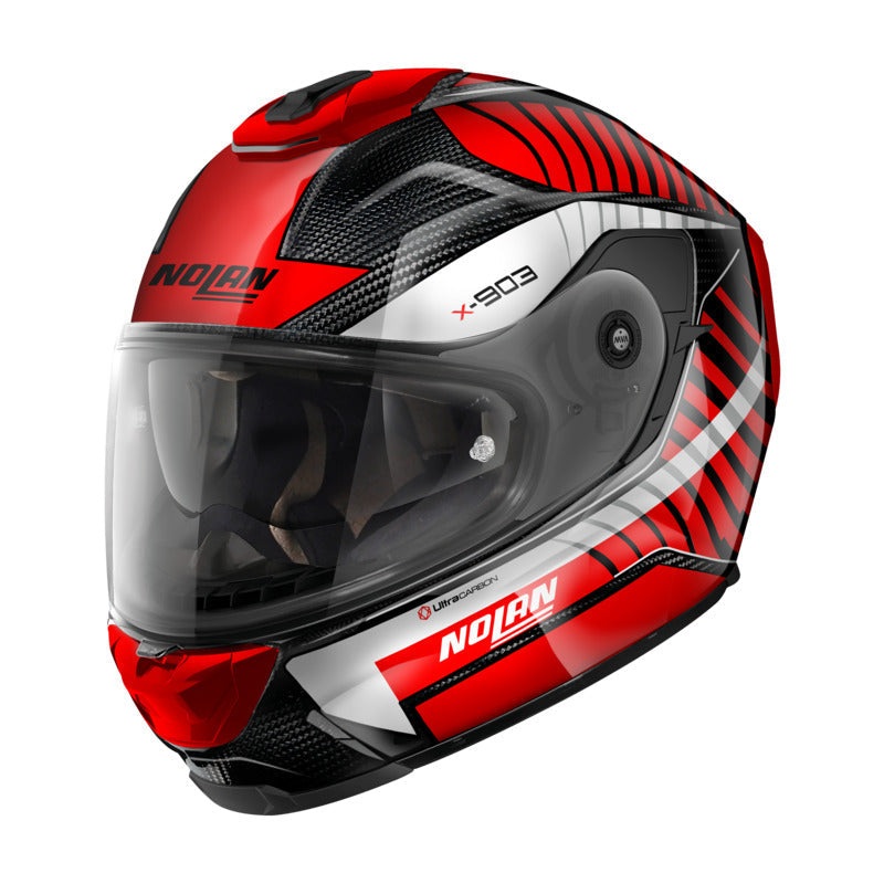 Nolan X-903 Uc Full Face Starlight Helmet – Carbon Red White XS