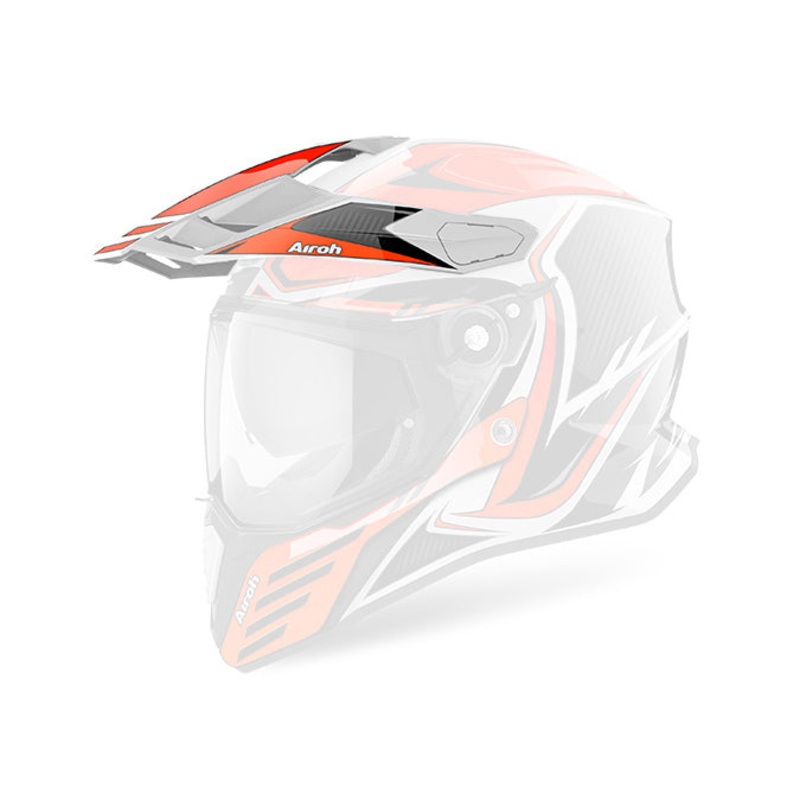 Airoh Commander Carbon Replacement Peak  – Orange Gloss