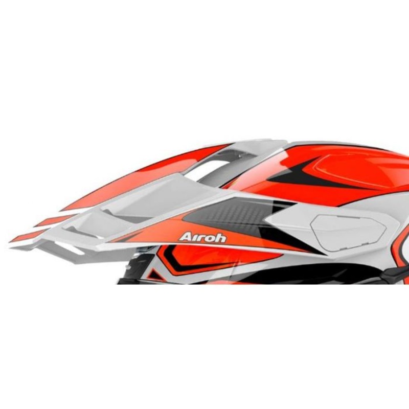 Airoh Commander Replacement Peak – Carbon Red Gloss