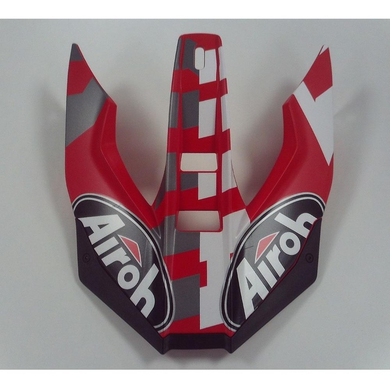 Airoh Twist 2.0 Frame Replacement Peak  – Red Matt
