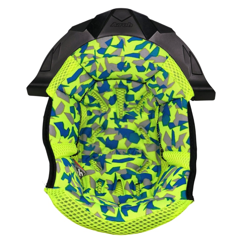 Airoh Twist Replacement Crown Liner – Camo Yellow – L – 15mm L