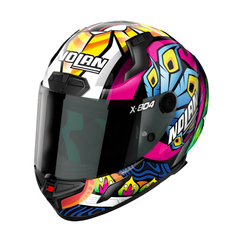 Nolan X-804 RS Full Face Davies Helmet – Multi Colour XL