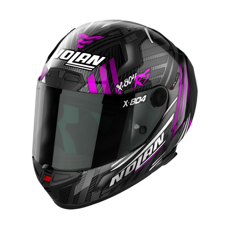 Nolan X-804 RS Full Face Spectre Helmet – Carbon Pink Chrome 2XS