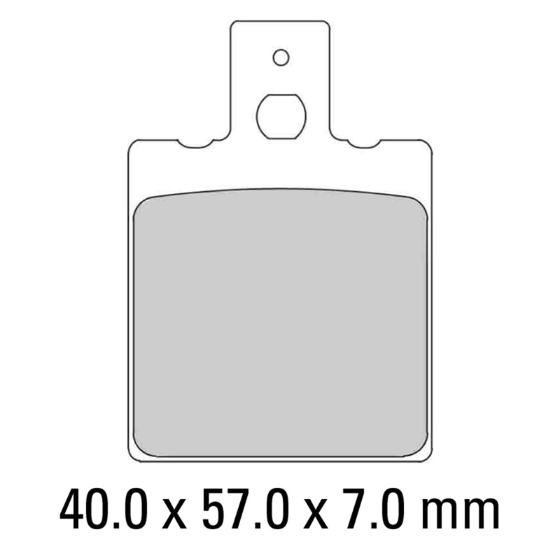 FERODO BRAKE PADS – FDB207EF (PK = 2 PADS)