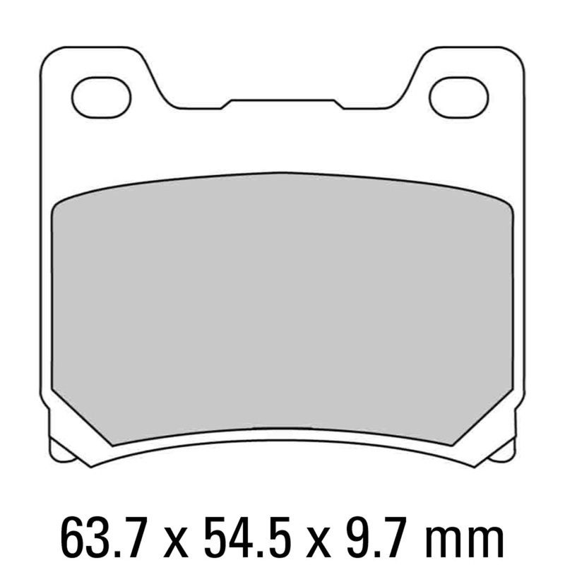 FERODO Disc  Pad Set, Sintered – FDB337 in Sinter Grip  ST
