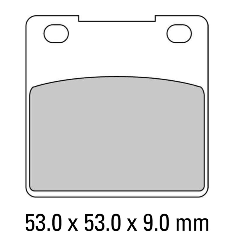 FERODO Disc  Pad Set, Sintered – FDB338 in Sinter Grip  ST