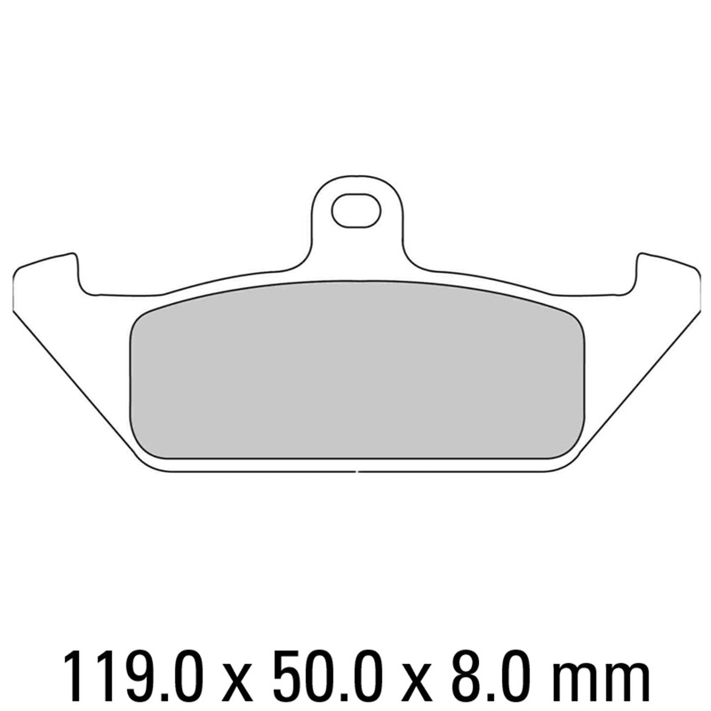FERODO Brake Disc Pad Set – FDB592 P Platinum Compound – Non Sinter for Road or Competition