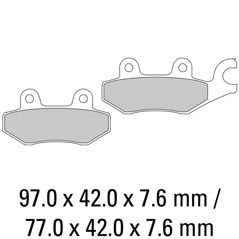 FERODO Brake Disc Pad Set – FDB631 ST