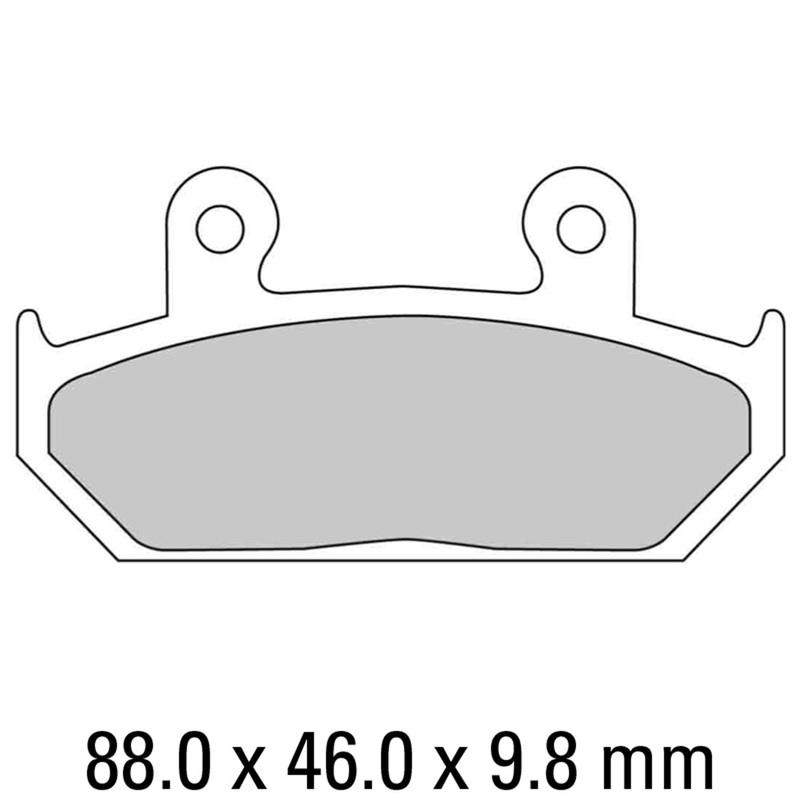 FERODO Brake Disc Pad Set – FDB663 ST