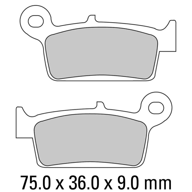 FERODO Brake Disc Pad Set – FDB672 AG