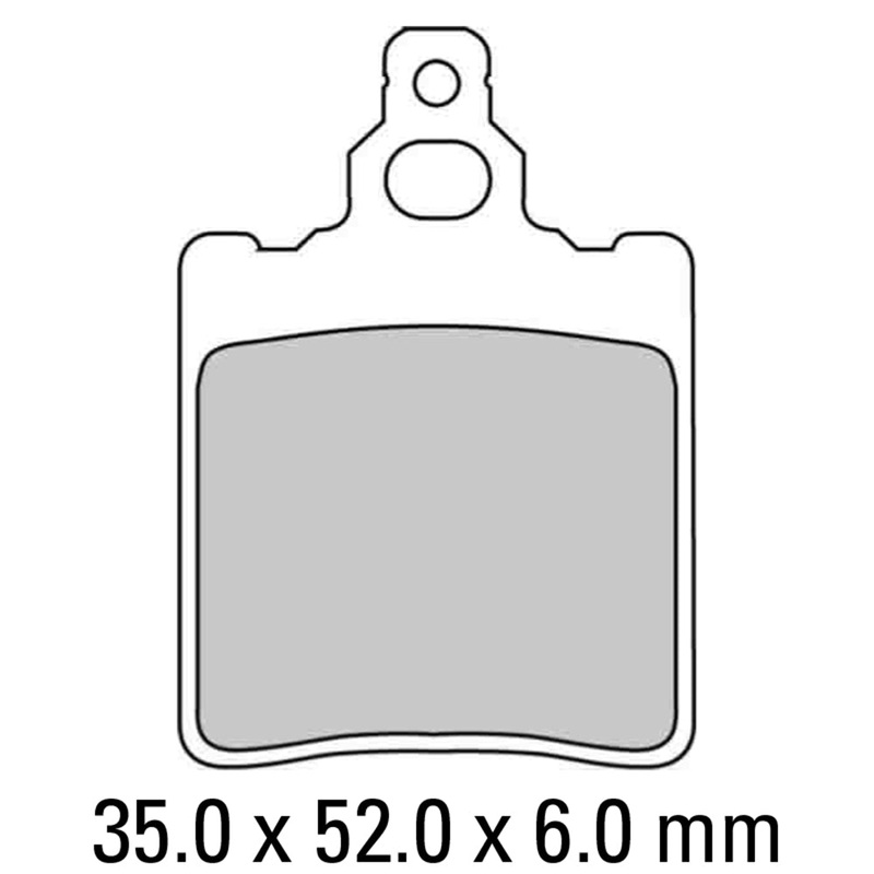 FERODO Brake Disc Pad Set – FDB694 S Scooter Compound – Non Sinter for Road