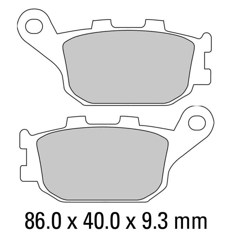 FERODO Brake Disc Pad Set – FDB754 ST