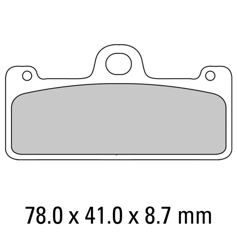 FERODO Race Brake Disc Pad Set – FDB2007 XRAC