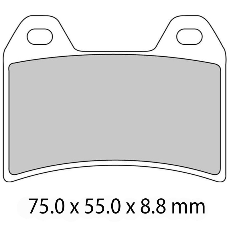 FERODO Race Brake Disc Pad Set – FDB2042 XRAC