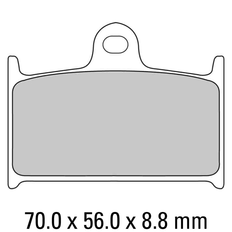 FERODO Race Brake Disc Pad Set – FDB557 XRAC