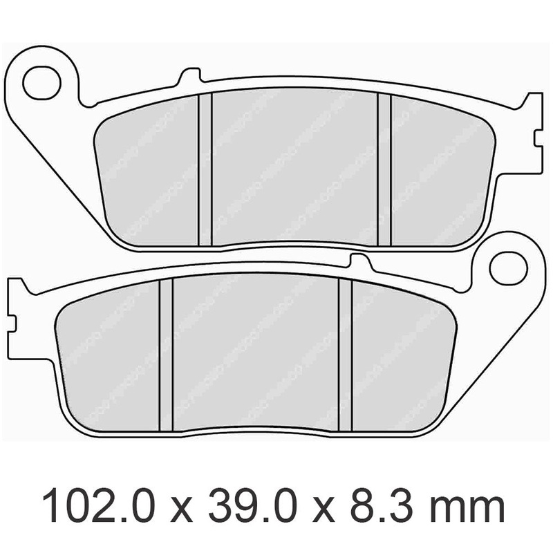 FERODO Race Brake Disc Pad Set – FDB570 XRAC