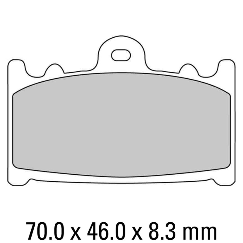FERODO Race Brake Disc Pad Set – FDB574 XRAC