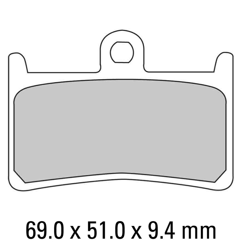 FERODO Race Brake Disc Pad Set – FDB605 XRAC