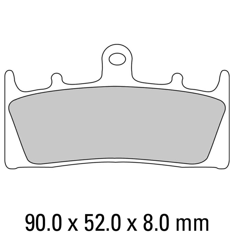 FERODO Race Brake Disc Pad Set – FDB873 XRAC