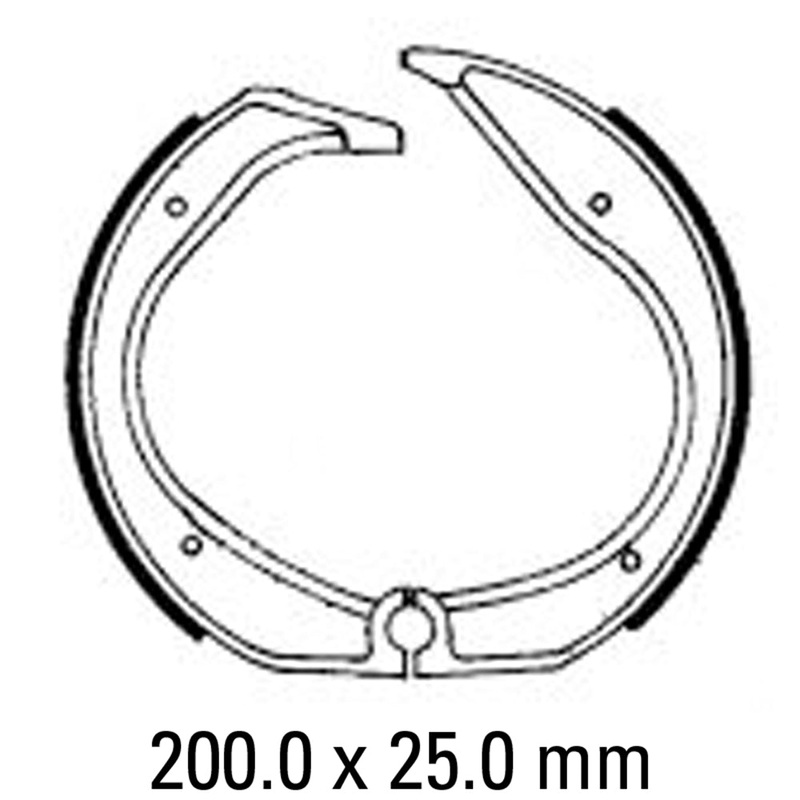 FERODO Brake Shoe Set – FSB701