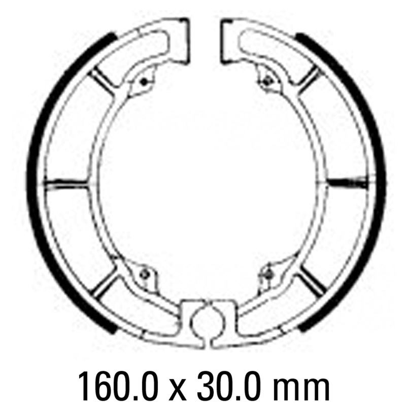 FERODO Brake Shoe Set – FSB718