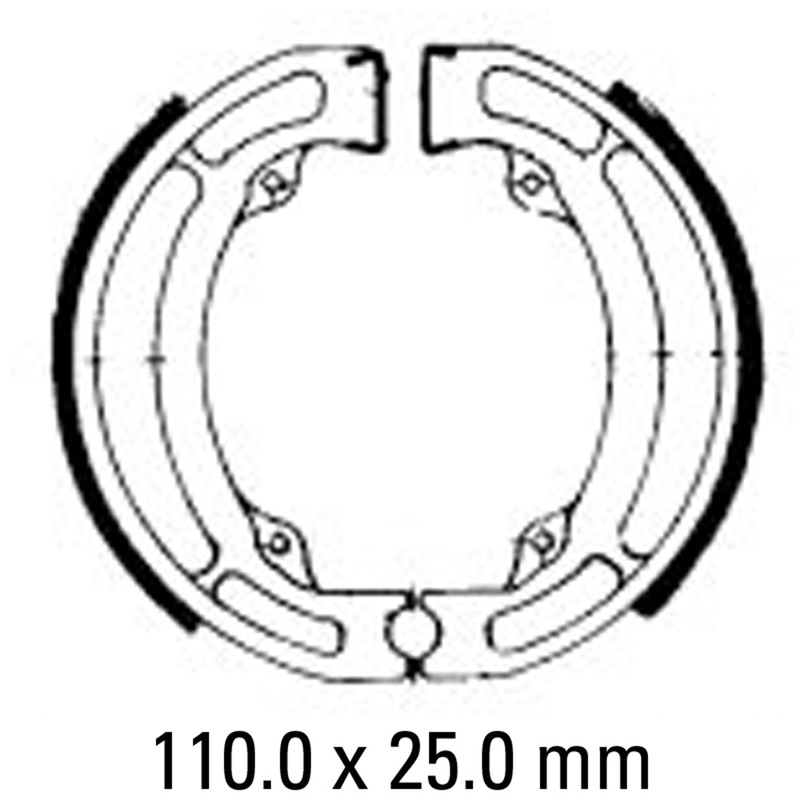 FERODO Brake Shoe Set – FSB723