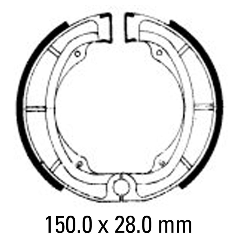 FERODO Brake Shoe Set – FSB724