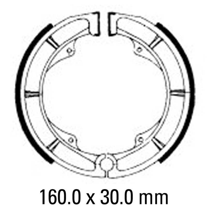 FERODO Brake Shoe Set – FSB725