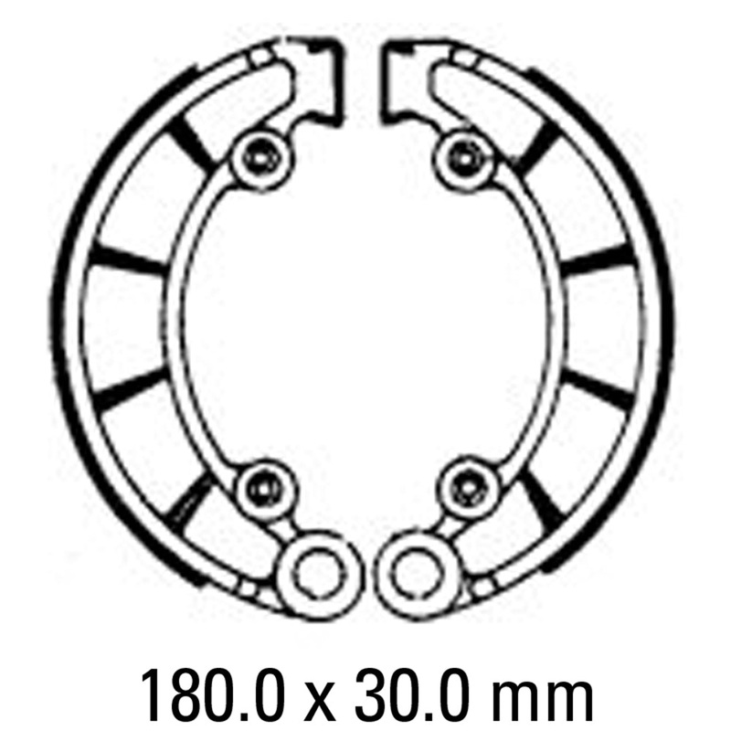 FERODO Brake Shoe Set – FSB741