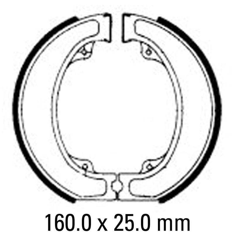 FERODO Brake Shoe Set – FSB743