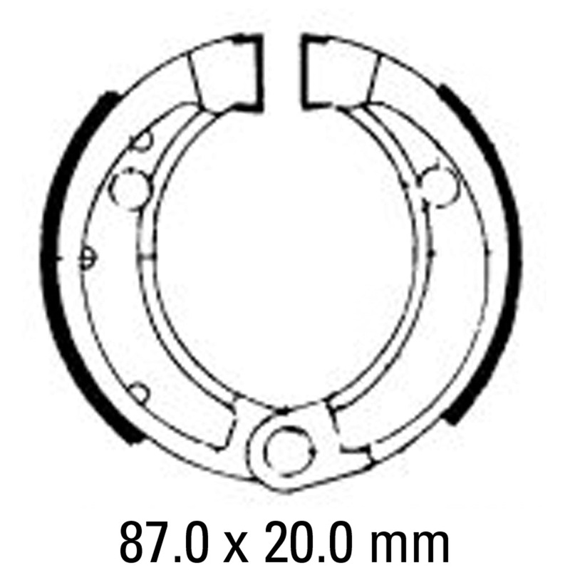 FERODO Brake Shoe Set – FSB753