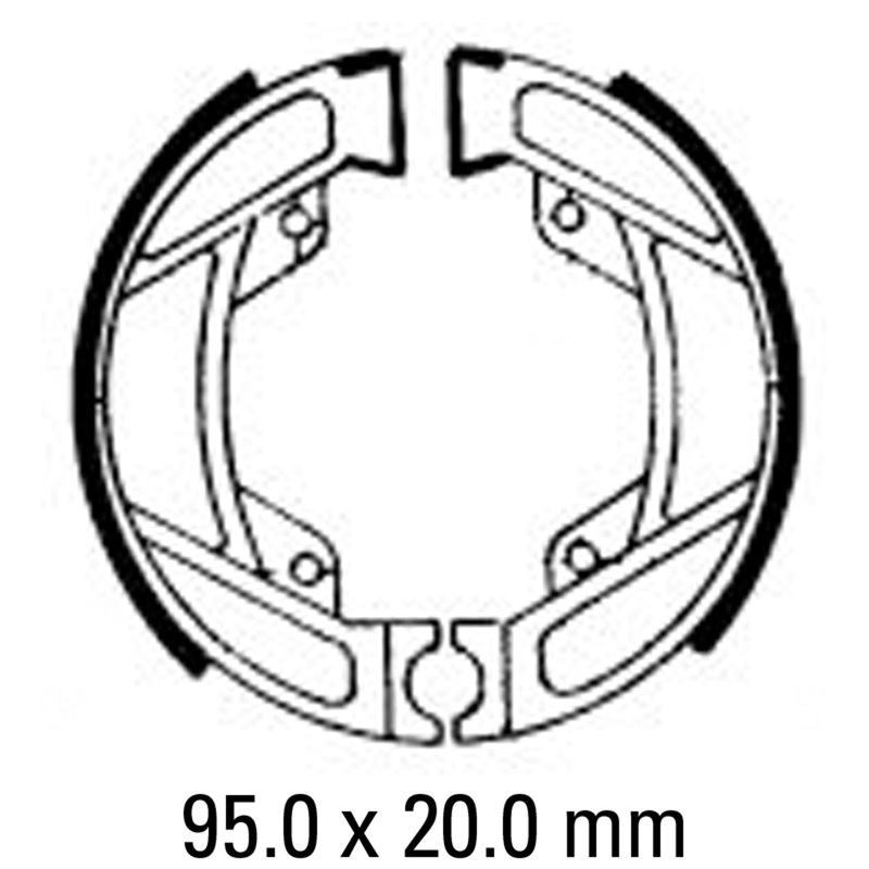 FERODO Brake Shoe Set – FSB754