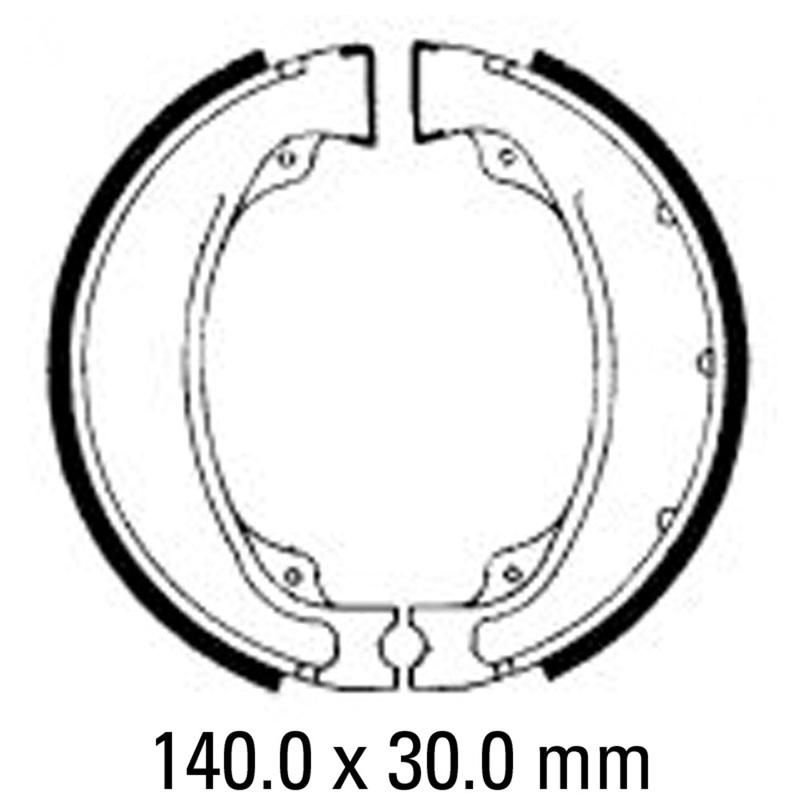 FERODO Brake Shoe Set – FSB755