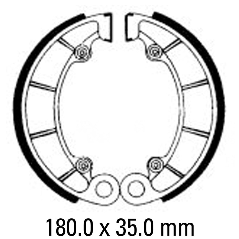 FERODO Brake Shoe Set – FSB761