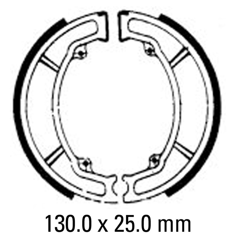 FERODO Brake Shoe Set – FSB762