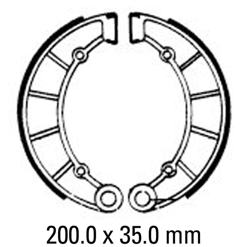 FERODO Brake Shoe Set – FSB795