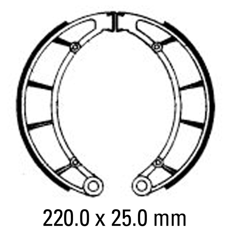 FERODO Brake Shoe Set – FSB796