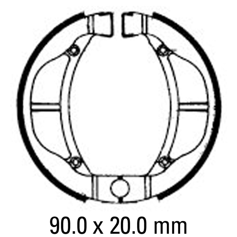 FERODO Brake Shoe Set – FSB802