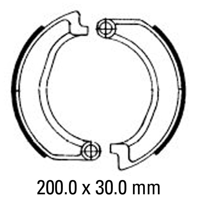 FERODO Brake Shoe Set – FSB806