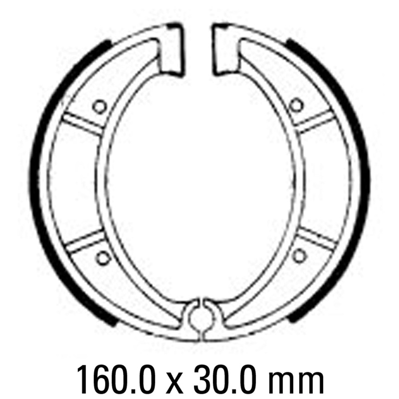 FERODO Brake Shoe Set – FSB812
